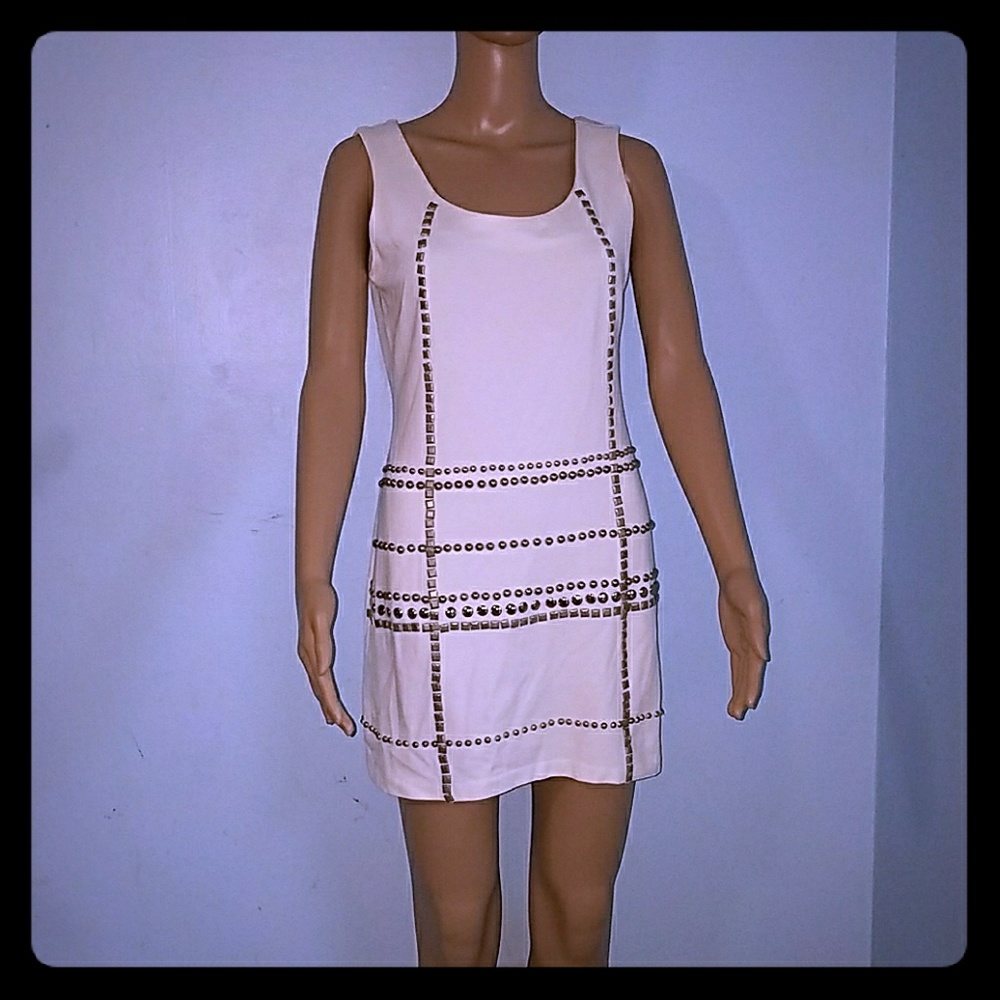 white mini dress